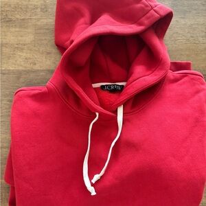 J. Crew Vibrant Red Hoodie